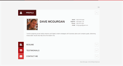 Desktop Screenshot of davemcgurgan.com